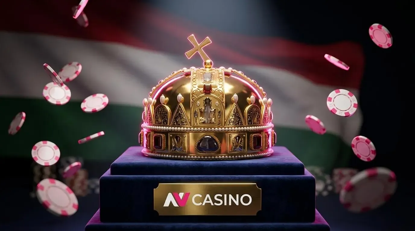Crown replica on velvet pedestal