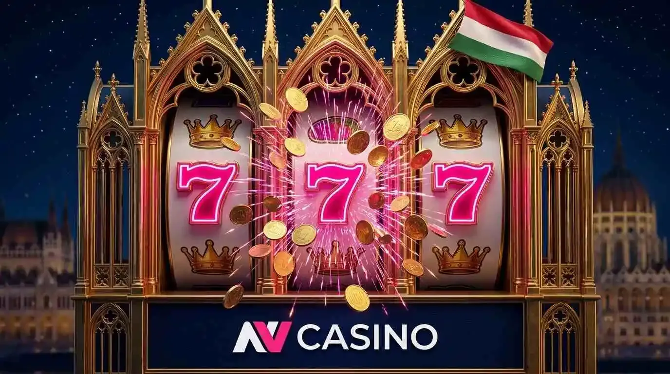Slot machine with golden arches